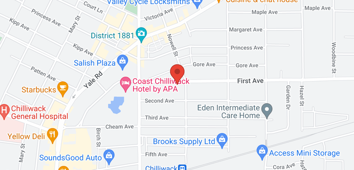 map of 46080 FIRST AVENUE